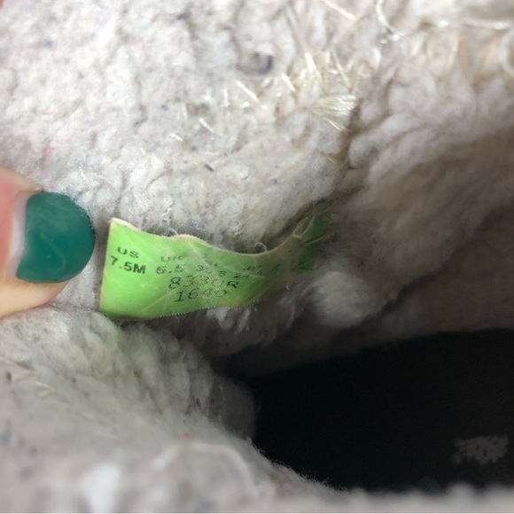 Timberland Jayne Teddy Lace Up, Fold-Down, Boots Light Brown, Size 7.5 - Picture 7 of 14